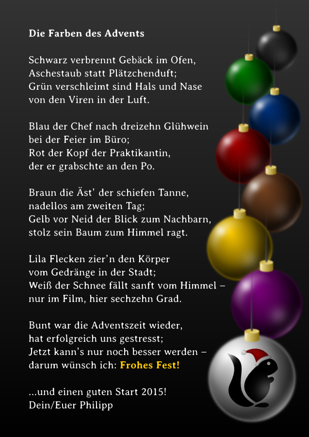 Weihnachtsgruß 2014