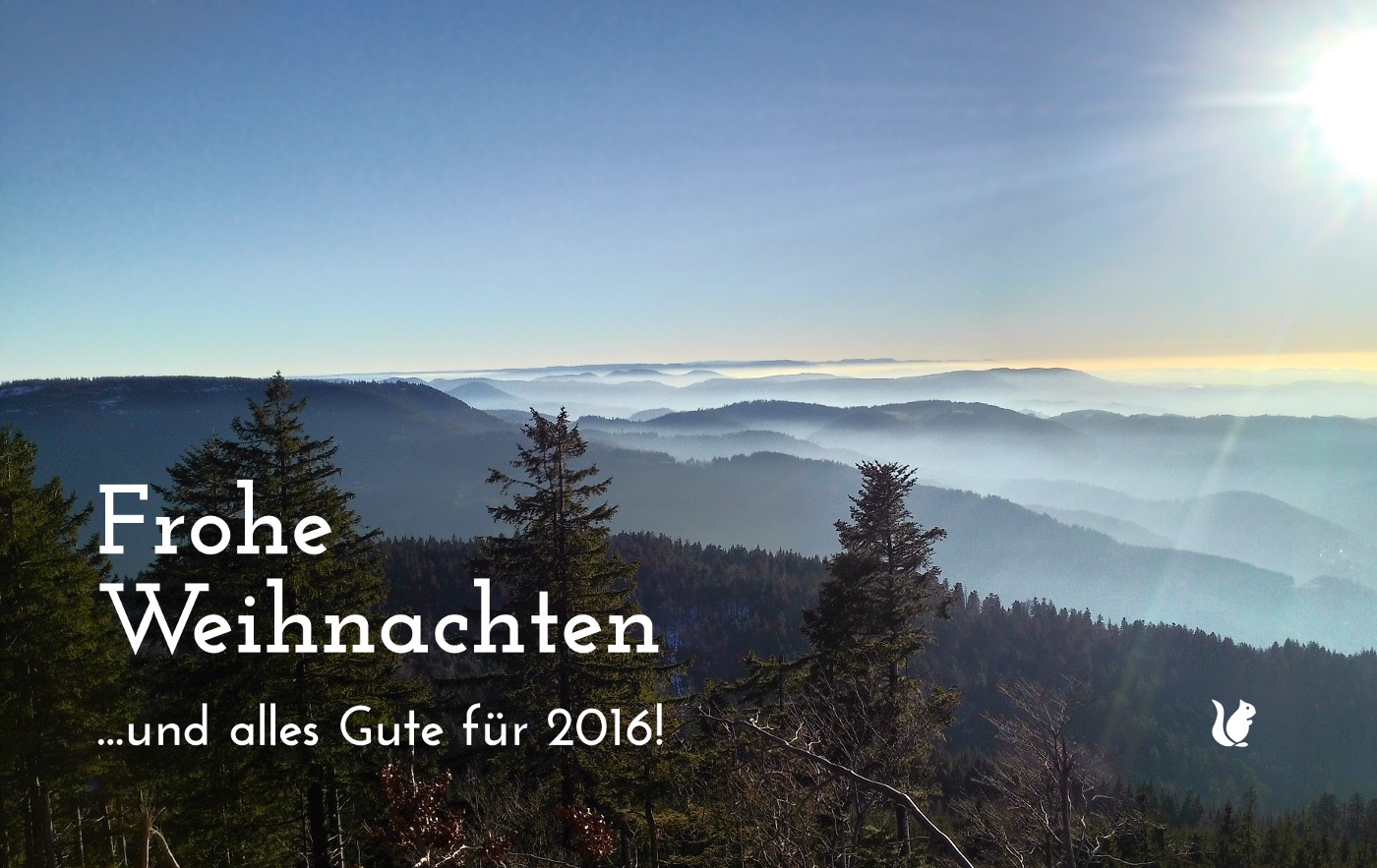 Frohe Weihnachten... und alles Gute für 2016!